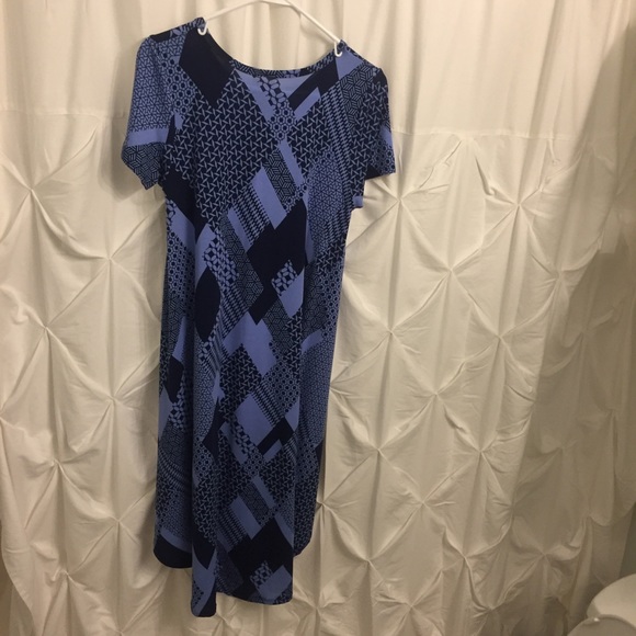 Fun Blue XS Carly LuLaRoe - Picture 3 of 4